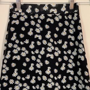 Floral midi skirt